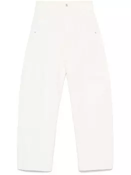 Джинсы широкого кроя Brunello Cucinelli, белый