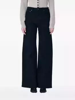 Джинсы широкого кроя KHAITE, черный