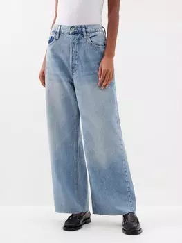 Джинсы широкого кроя le low FRAME, синий