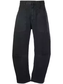 Джинсы широкого кроя Nili Lotan, серый