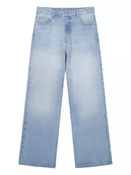 Джинсы широкого кроя ROUGH., синий
