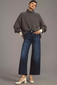 Джинсы широкого кроя с высокой посадкой и косточкой Andi, никита