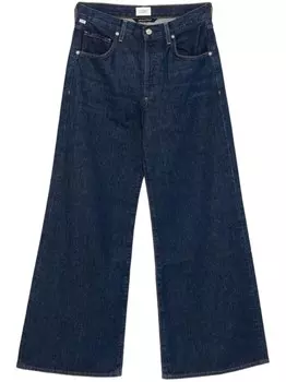 Джинсы широкого кроя с завышенной талией Citizens of Humanity, синий