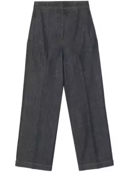 Джинсы широкого кроя с завышенной талией Fabiana Filippi, синий