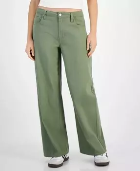 Джинсы широкого кроя со средней посадкой для юниоров Vanilla Star, зеленый