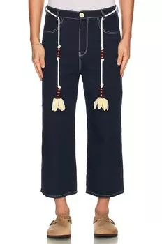 Джинсы SIEDRES Straight Belted, цвет Dark Blue