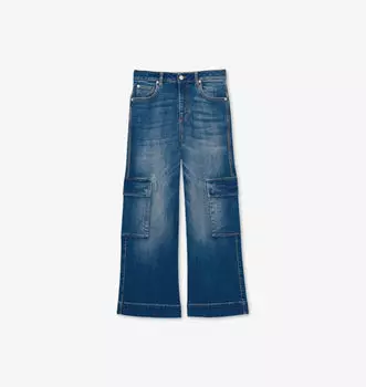 Джинсы Sienna с широкими штанинами и карманами-карго 9-13 лет Reiss, синий
