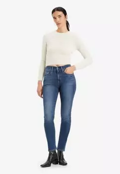 Джинсы-сигареты 724 High Rise Straight Levi's, цвет shine on diamond