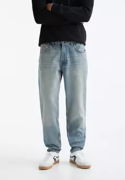 Джинсы-сигареты Basic Standard Fit PULL&BEAR, синий