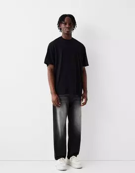 Джинсы-сигареты Bershka, черные