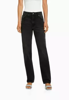 Джинсы-сигареты Bershka, черный