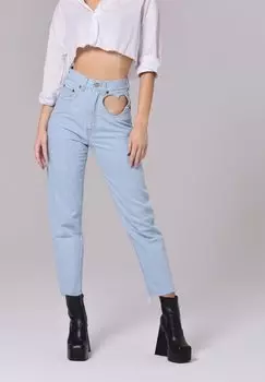 Джинсы-сигареты Beso #GISAR, цвет light blue denim