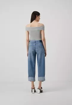 Джинсы-сигареты CROPPED LIU JO, цвет Denim Blue Notorius
