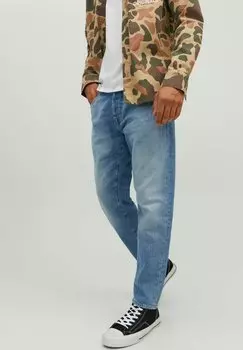 Джинсы-сигареты FRANK LEEN Jack & Jones, синий деним