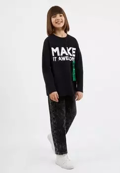 Джинсы-сигареты Gulliver, черные