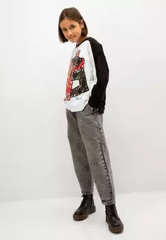 Джинсы-сигареты Gulliver, серый