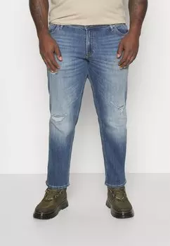 Джинсы-сигареты JJIMIKE JJORIGINAL Jack & Jones, синий деним