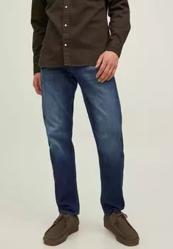 Джинсы-сигареты JJIMIKE JJWOOD Jack & Jones, синий деним