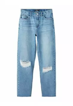 Джинсы-сигареты LMTD, светло-голубой деним