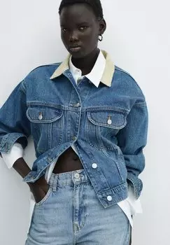 Джинсы-сигареты Mango, синий