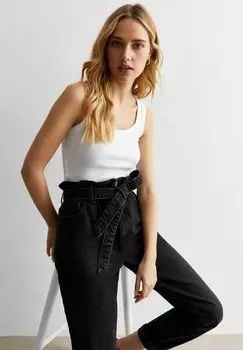 Джинсы-сигареты New Look, черные