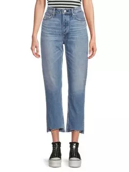 Джинсы-сигареты Nina с высокой посадкой до щиколотки Rag & Bone, синий