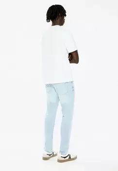 Джинсы-сигареты PULL&BEAR, цвет Blue Denim