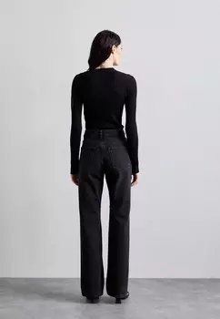 Джинсы-сигареты Rabanne, черный деним