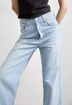 Джинсы-сигареты Ren Agolde, синий деним