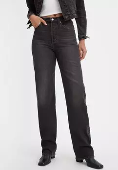 Джинсы-сигареты Ribcage Full Length Button Fly Levi's, цвет static noise overload