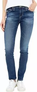 Джинсы-сигареты средней посадки в 11-летнем путешествии AG Jeans, цвет 11 yr journey