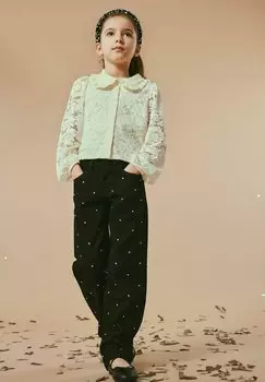 Джинсы-сигареты Strass Name it, цвет black denim