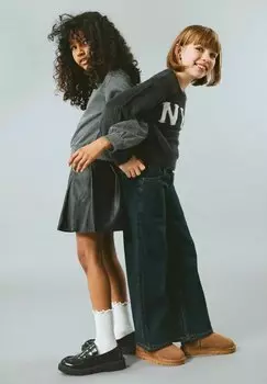 Джинсы-сигареты Wide Fit Name it, цвет black denim