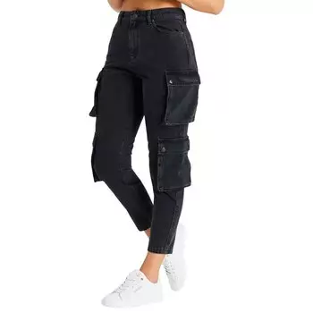 Джинсы Siksilk Cargo, черный