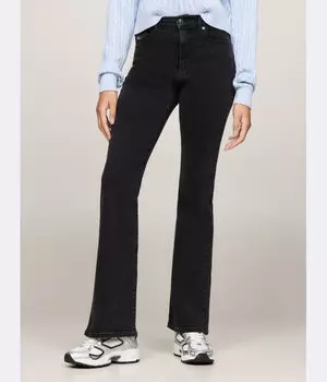 Джинсы Сильвия Flare fit Tommy Jeans, черный