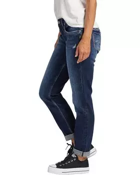 Джинсы Silver Jeans Co. Boyfriend Mid-Rise Slim Leg Jeans L27101EOE440, индиго