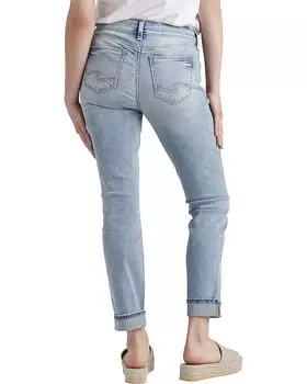 Джинсы Silver Jeans Co. Elyse Mid-Rise Straight Leg Jeans L03414EPX186, индиго