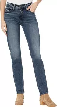 Джинсы Silver Jeans Co. Elyse Mid-Rise Straight Leg Jeans L03403EDB328, индиго