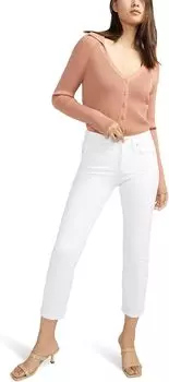 Джинсы Silver Jeans Co. Isbister Ankle Straight L74403GDC643, белый