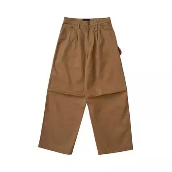 Джинсы Simone Rocha Embellished Puddle Jeans 'Natural', желто-коричневый