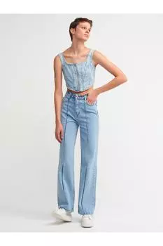 Джинсы - Синие - Прямые Dilvin, синий