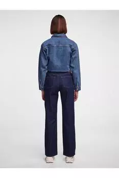 Джинсы - Синие - Прямые PIECES, синий