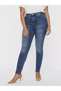 Джинсы - Синие - Скинни Vero Moda, синий