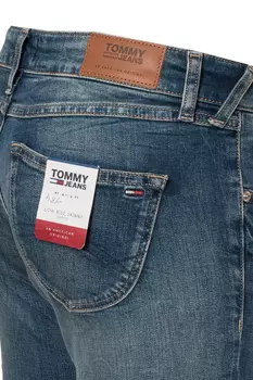 Джинсы - Синие - Тонкие Tommy Jeans, синий