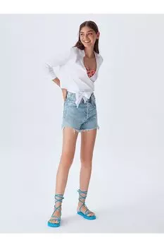 Джинсы - Синий - Мом Ltb, синий