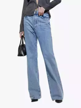 Джинсы SISLEY High Waist, синий