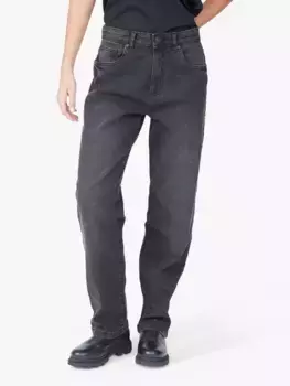 Джинсы Sisters Point ODI-STRAIGHT D. High Waist, серый