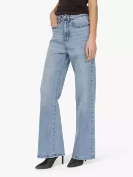 Джинсы Sisters Point Owi Cotton Blend Wide Leg, цвет blue used