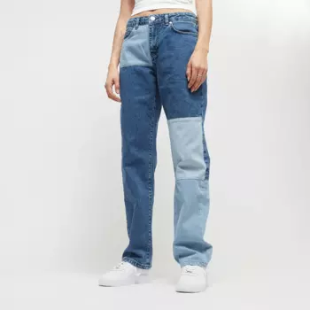 Джинсы Sixth June Patchwork Three Colors Jeans, синий/серебристый