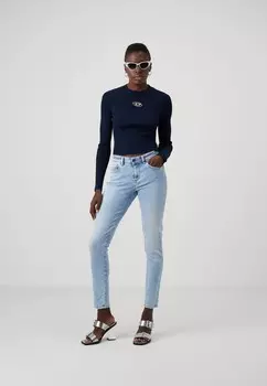 Джинсы скинни 2017 SLANDY Diesel, синие джинсы